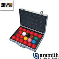Valise et Kit Billes Billes Snooker 52.4 mm-22 Billes-Aramith Champion Pro Cup SuperPro1G