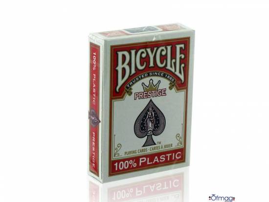 Cartes de poker Bicycle Rouge  - 100% Plastic