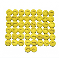 50 Balles de Baby-Foot jaunes PETIOT