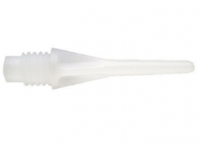 Pointe de Flèchette Micro pointe plastique 18mm blanc
