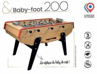 Baby-foot PETIOT Baby-Foot 200 Gris ( Hêtre Massif )