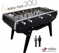 Baby-foot PETIOT Baby-Foot 200 Laqué Noir Satiné ( Hêtre Massif )