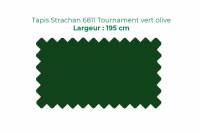 Drap de Billard Snooker Tapis 6811 Strachan Tournament,195cm vert, WoE