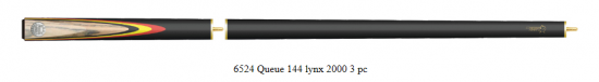 Queue de billard Queue Linx 2000 - 3 pièces  - 144 cm LYNX