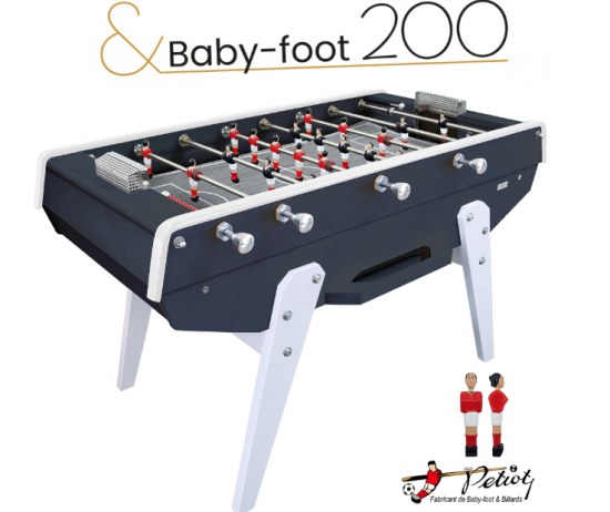 Baby-foot PETIOT Baby-Foot 200 Gris ( Hêtre Massif )